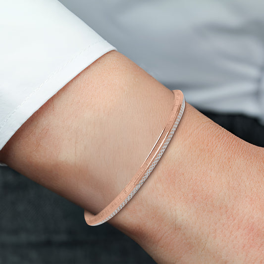 Modern Edge Rose Gold Kada