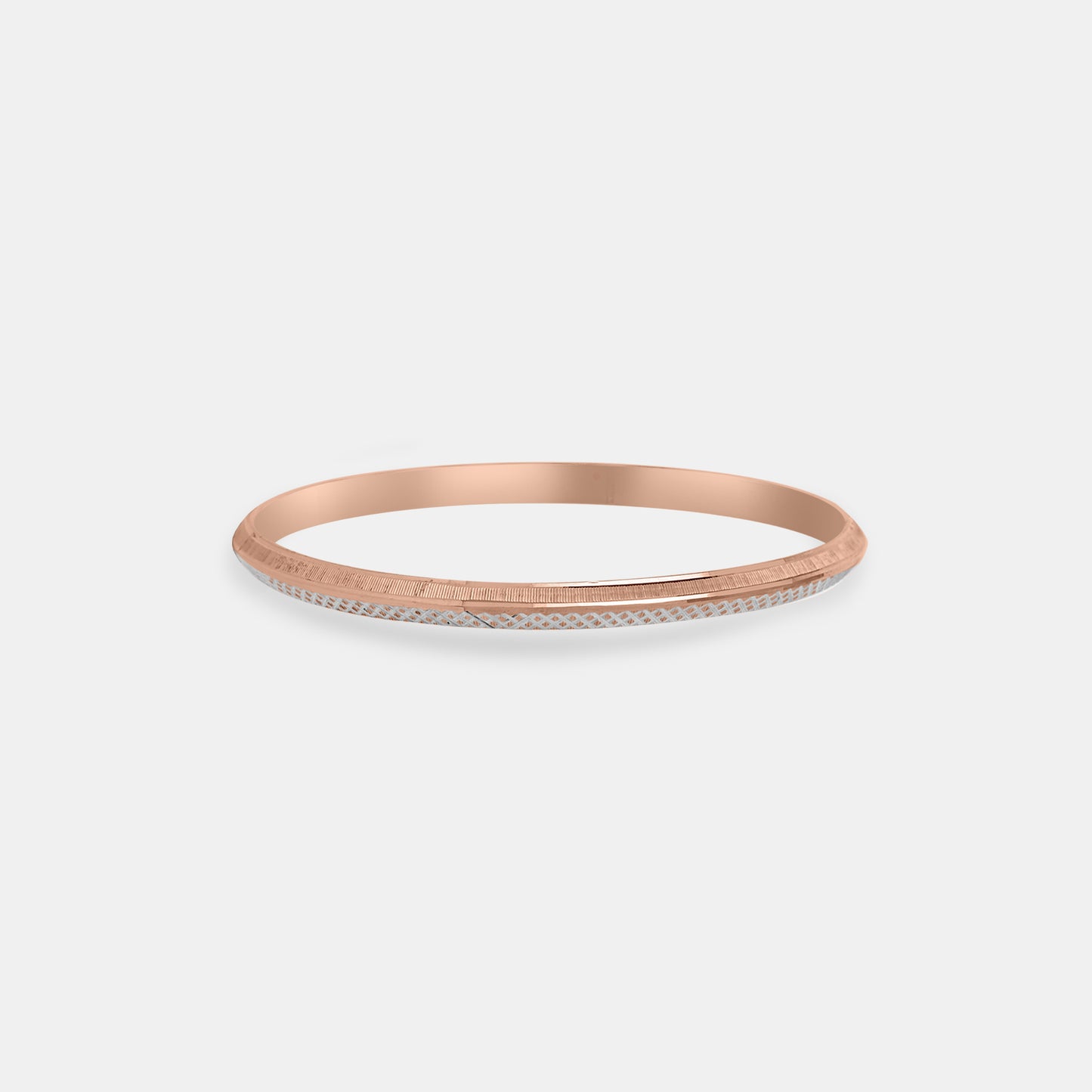 Modern Edge Rose Gold Kada
