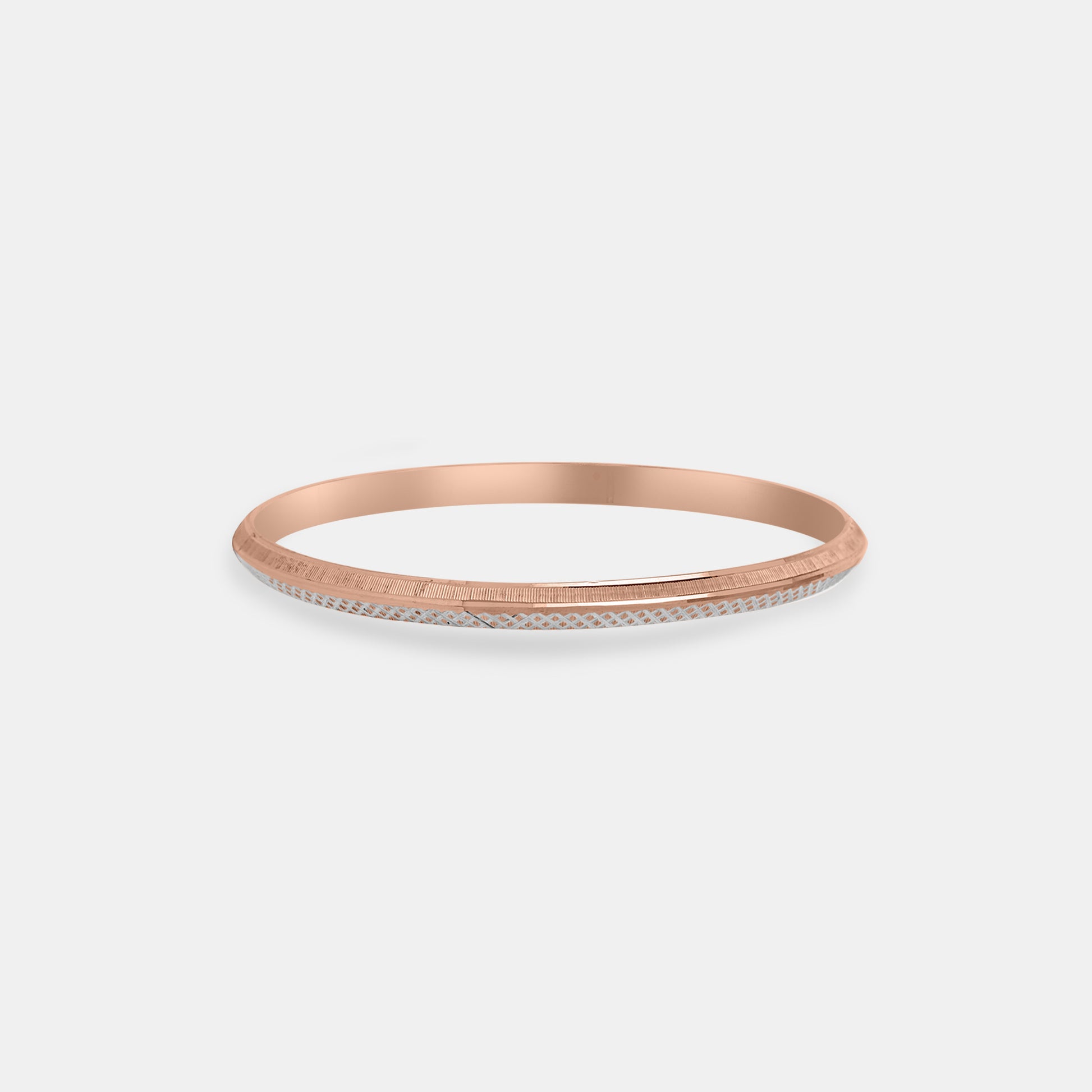 Modern Edge Rose Gold Kada