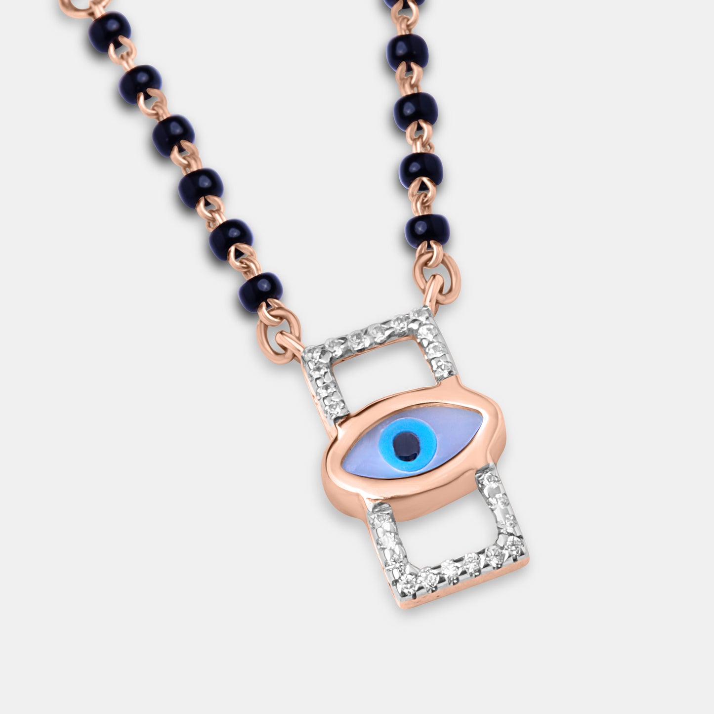 Modern Gaze Evil Eye Gold Chain