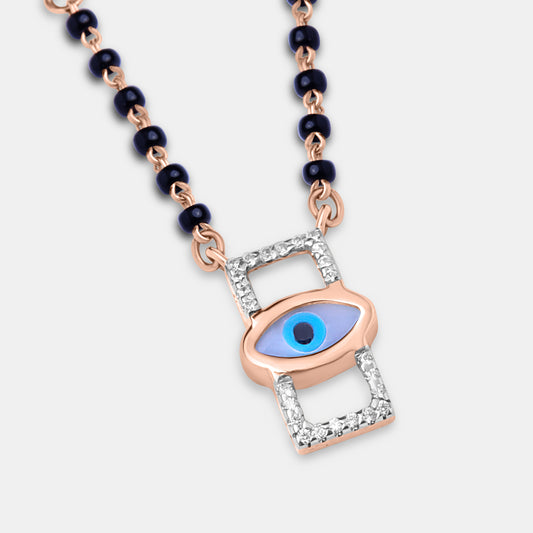Modern Gaze Evil Eye Gold Chain