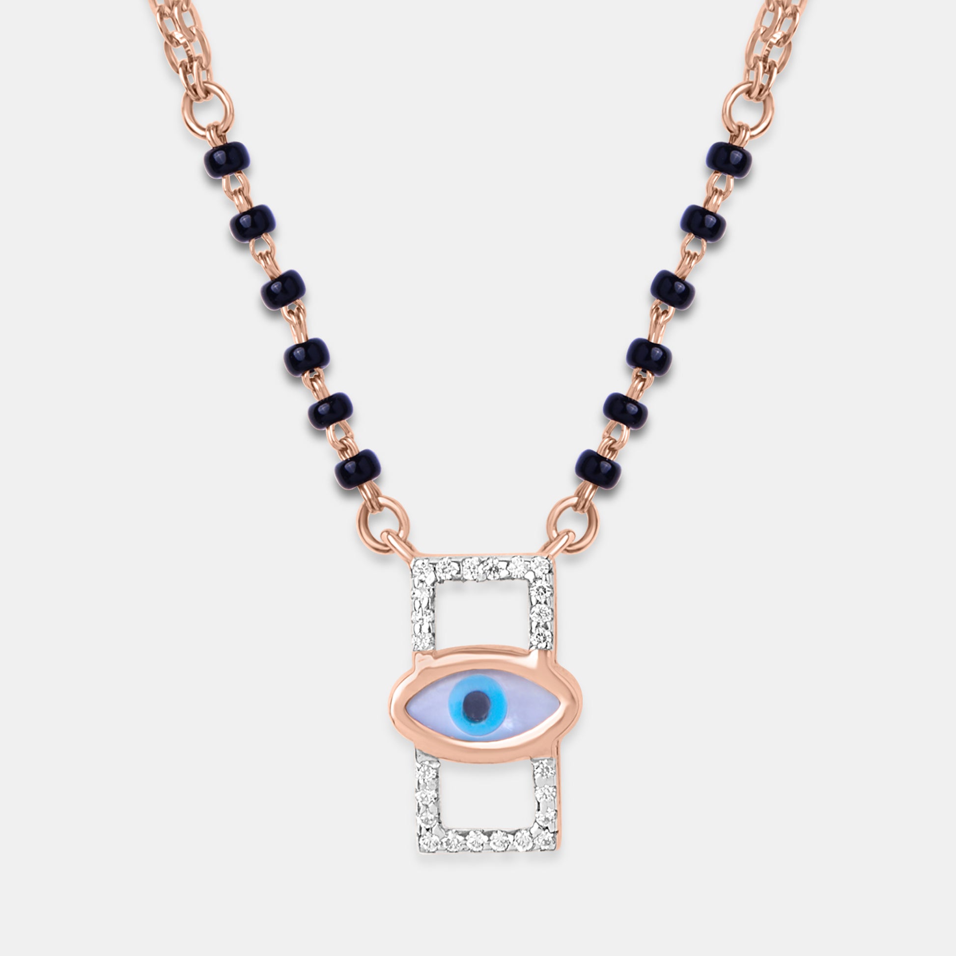 Modern Gaze Evil Eye Gold Chain