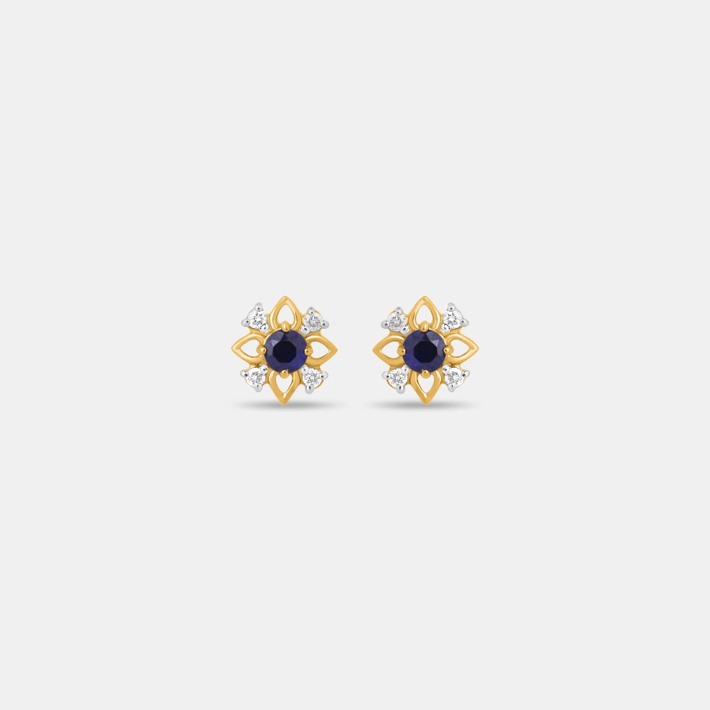 Nayra Bloom Sapphire Studs