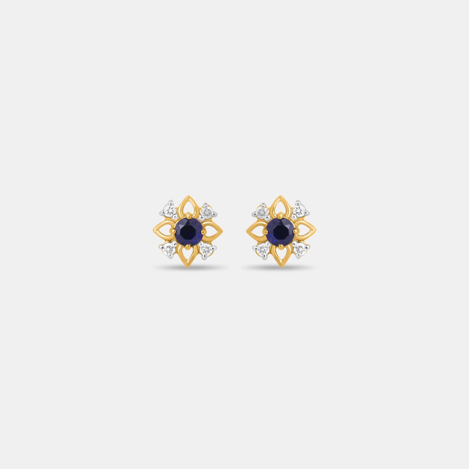 Nayra Bloom Sapphire Studs