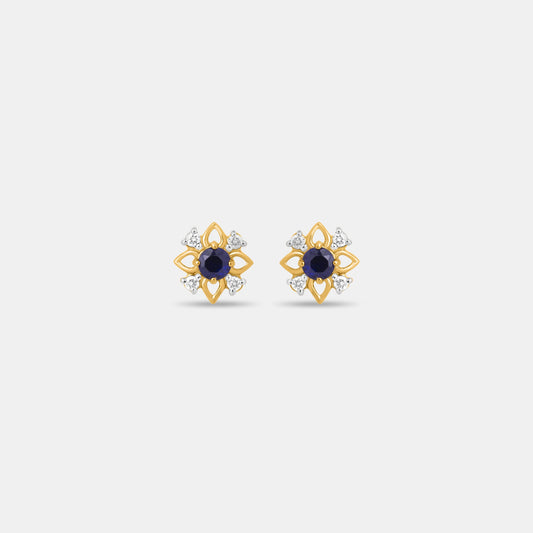 Nayra Bloom Sapphire Studs