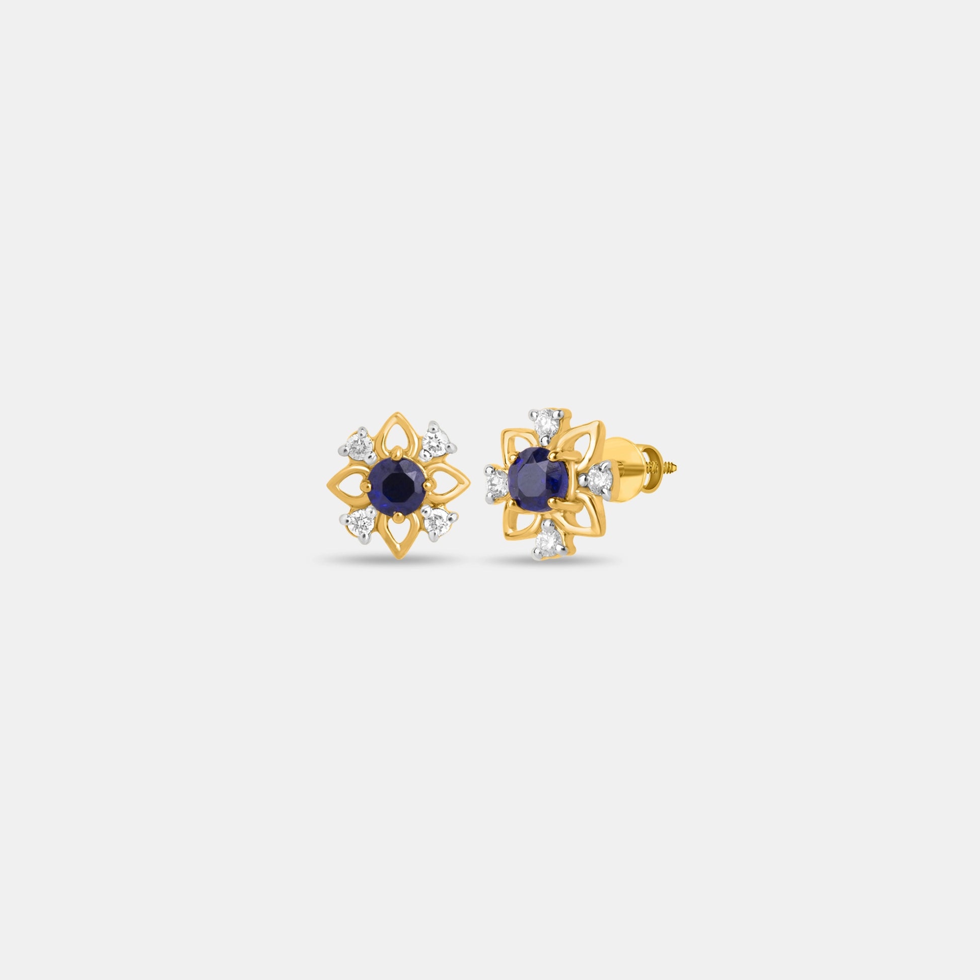 Nayra Bloom Sapphire Studs