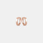 Orna Rose Gold Huggies