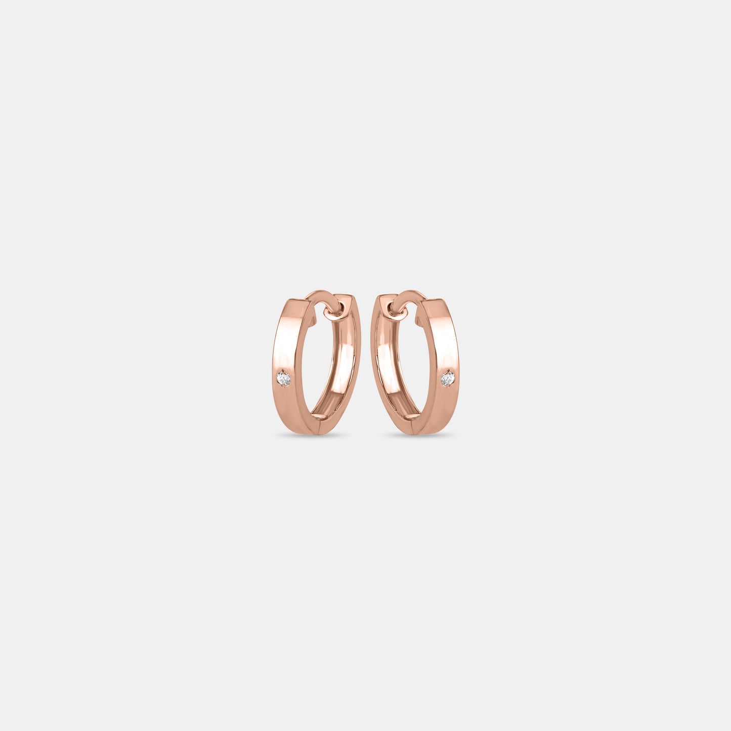 Orna Rose Gold Huggies