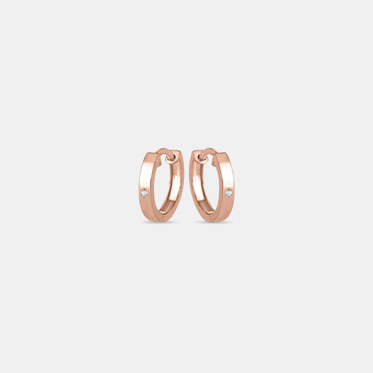 Orna Rose Gold Huggies