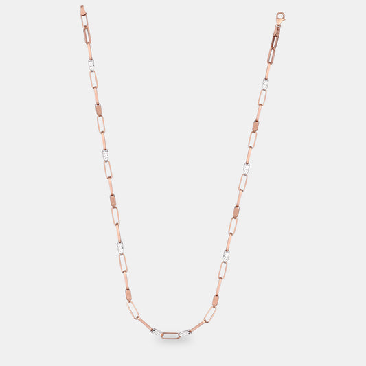 Paperclip Link Gold Chain