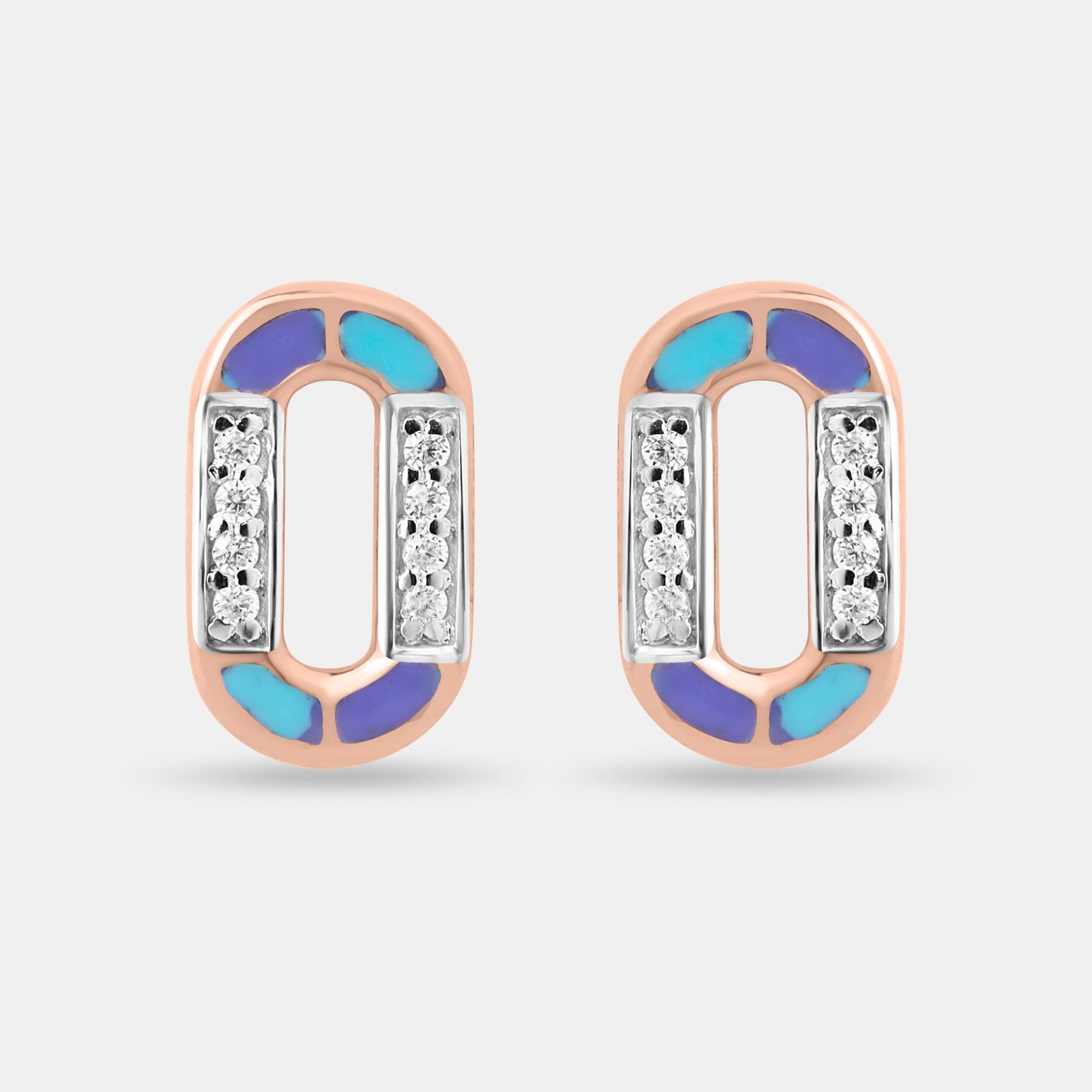 Pastel Link Sparkle Pendant Set
