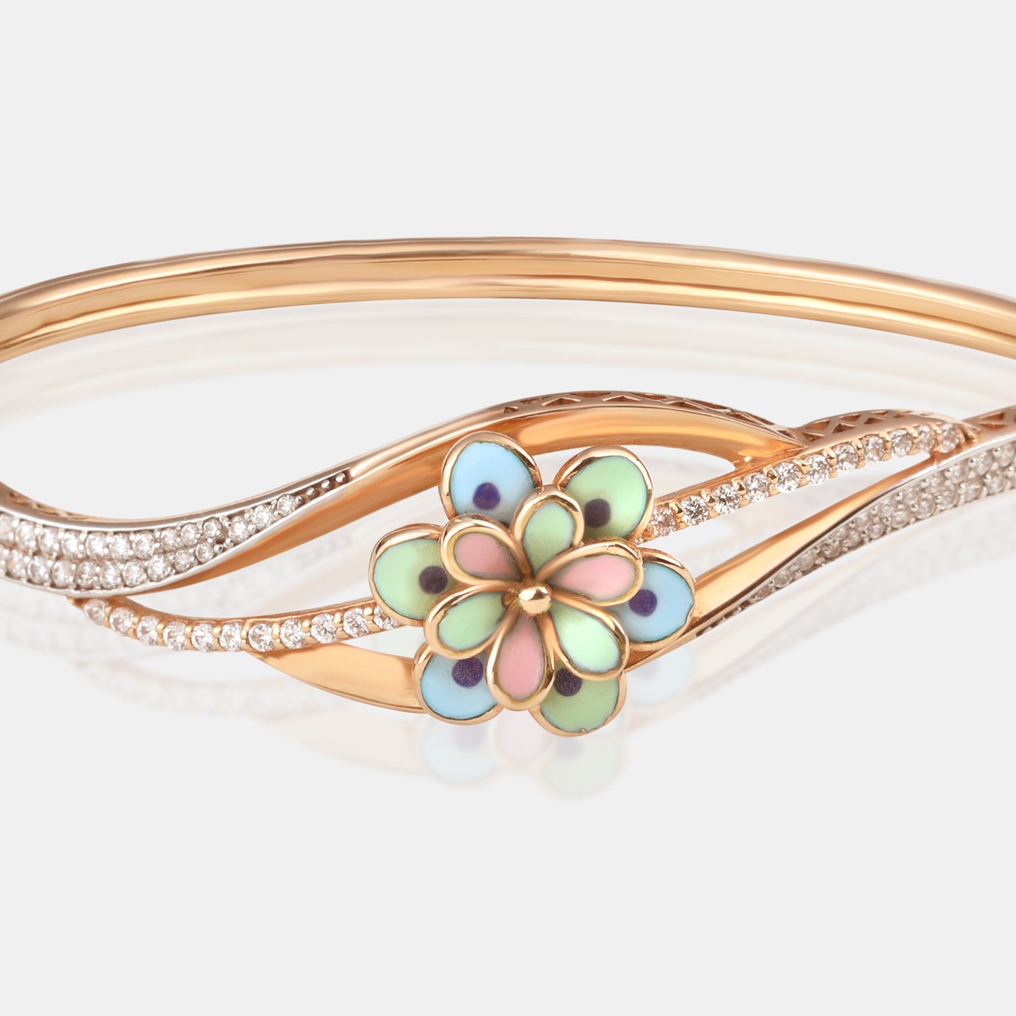 Petal Cascade Bangle