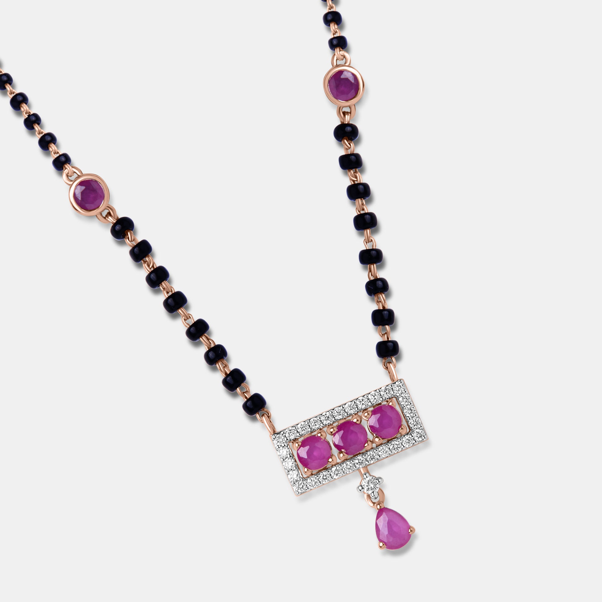 Pink Bling Mangalsutra
