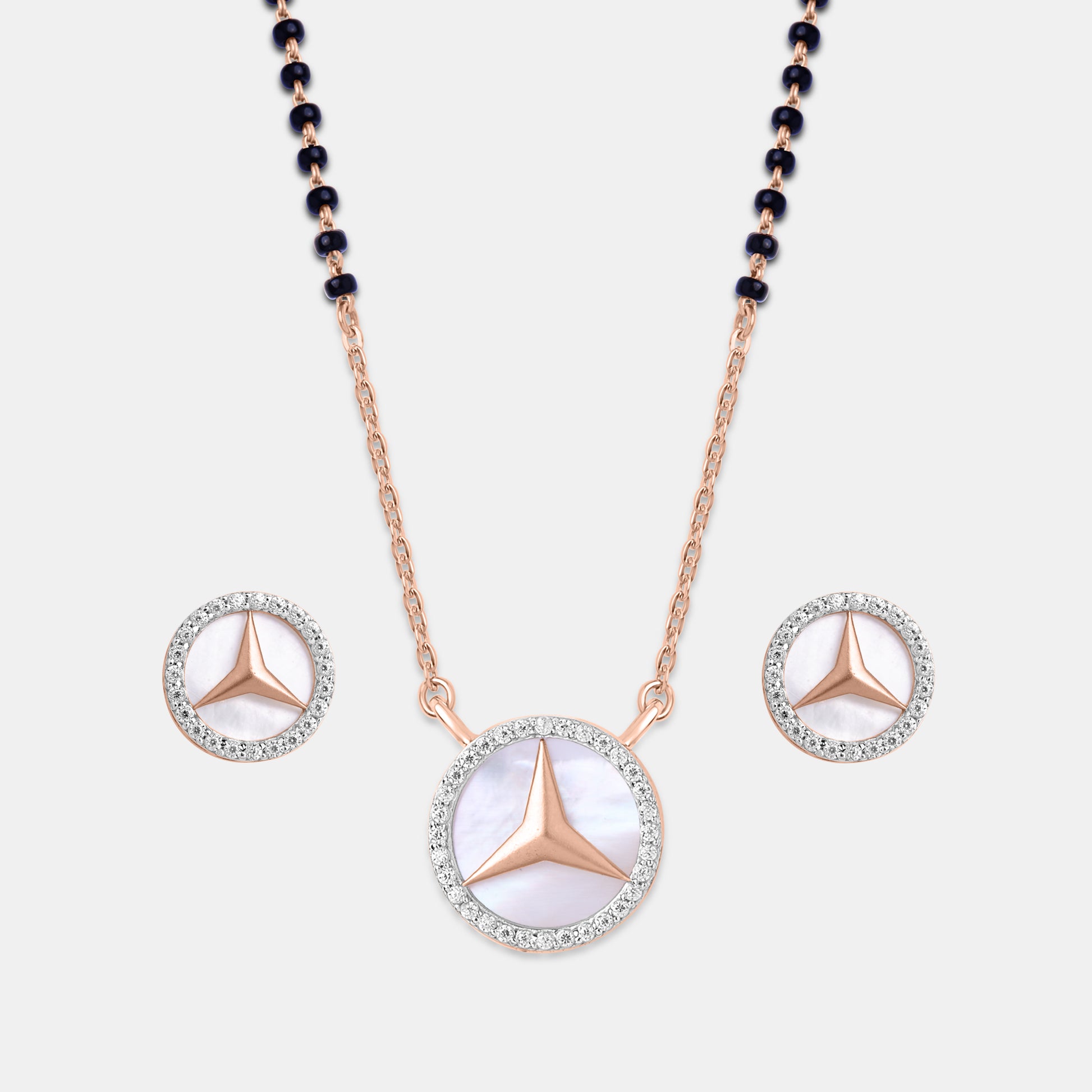 Radiant Tri-star Mangalsutra Set