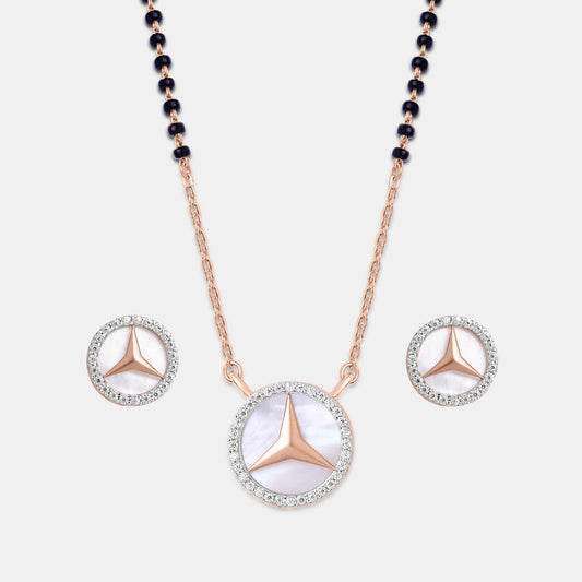 Radiant Tri-star Mangalsutra Set