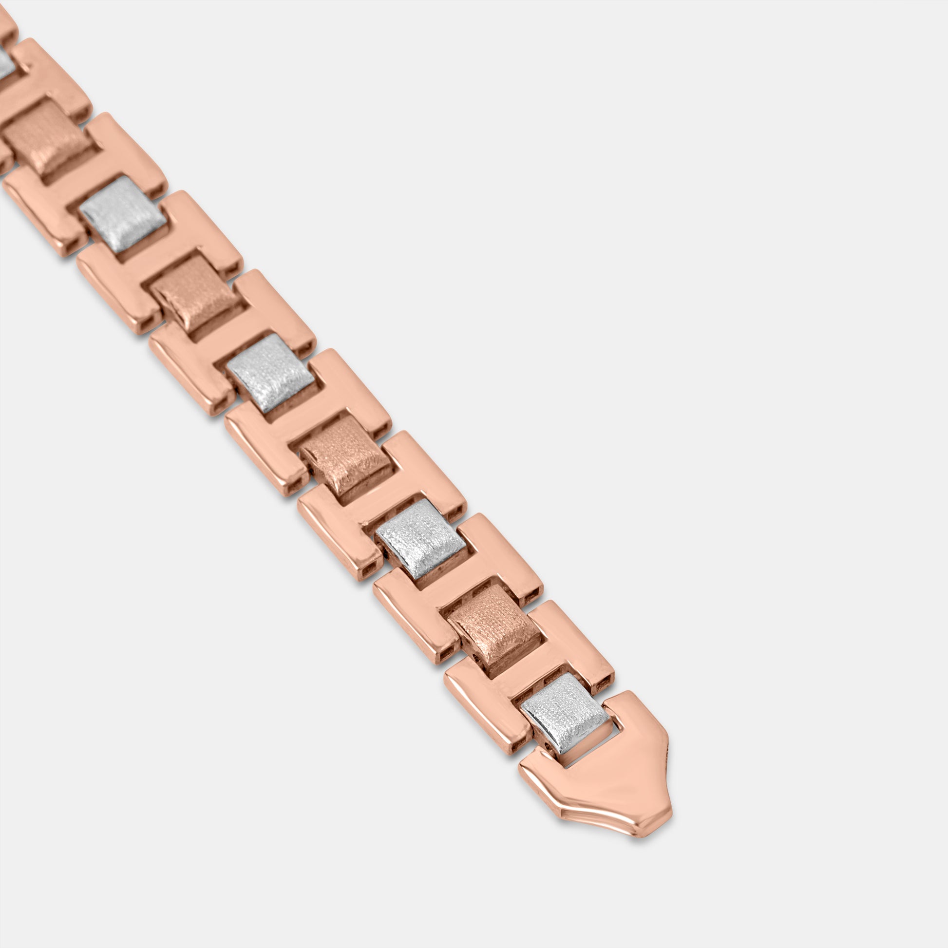 Regal Link Dual-tone Gold Bracelet