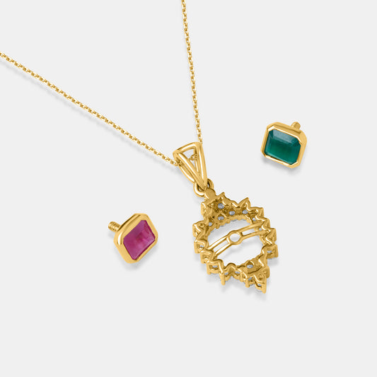 Regal Radiance Pendant Chain