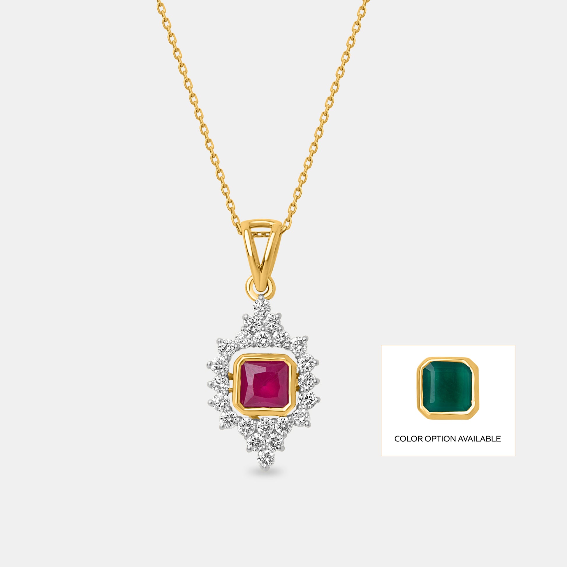 Regal Radiance Pendant Chain