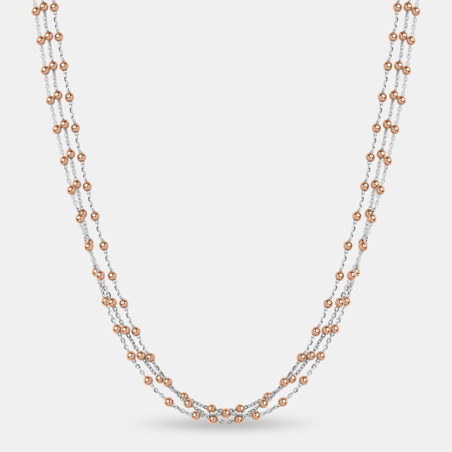 Rose Dewdrop Layered Chain