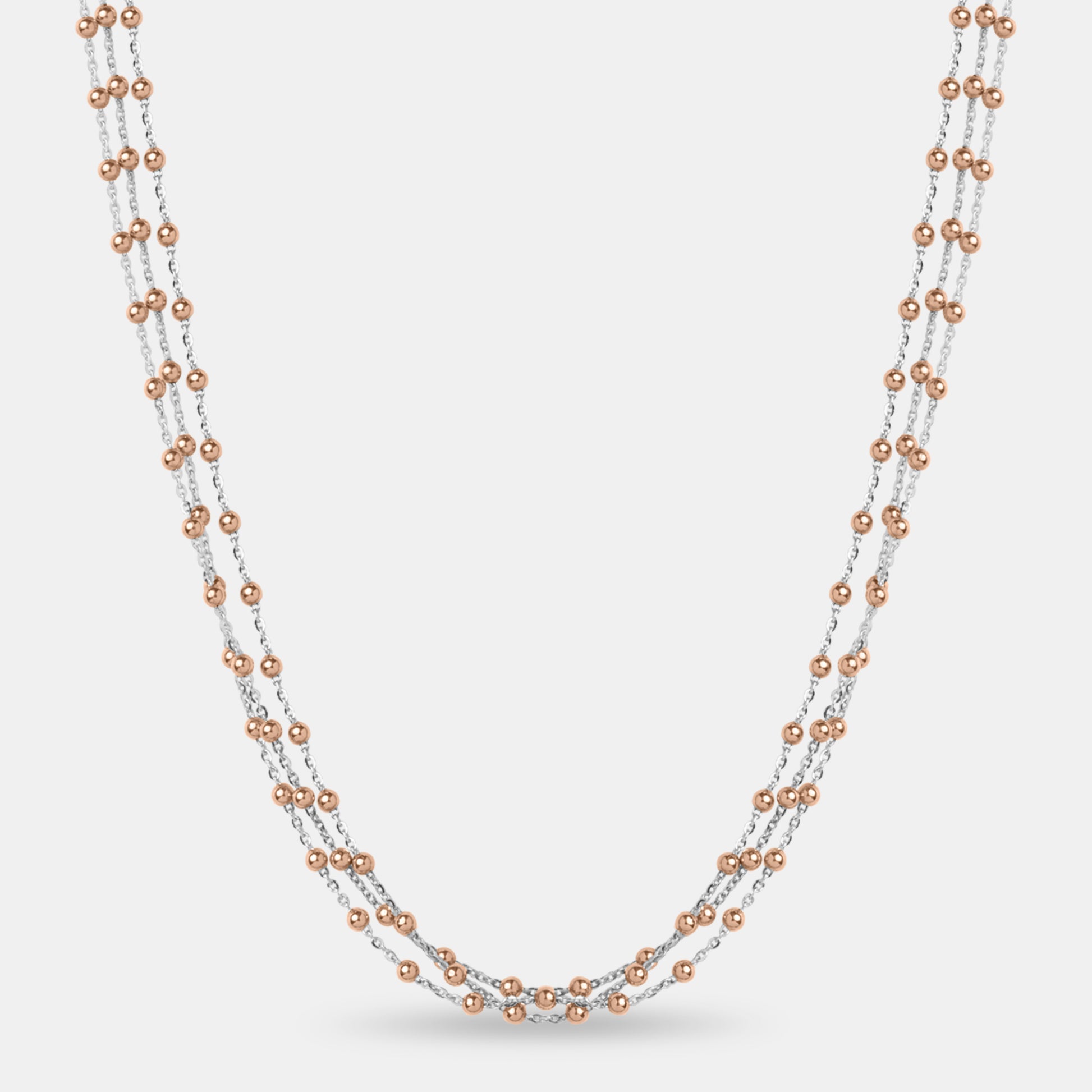 Rose Dewdrop Layered Chain
