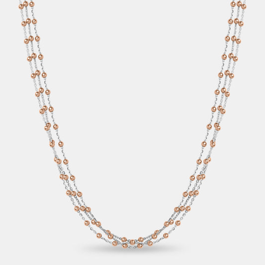 Rose Dewdrop Layered Chain