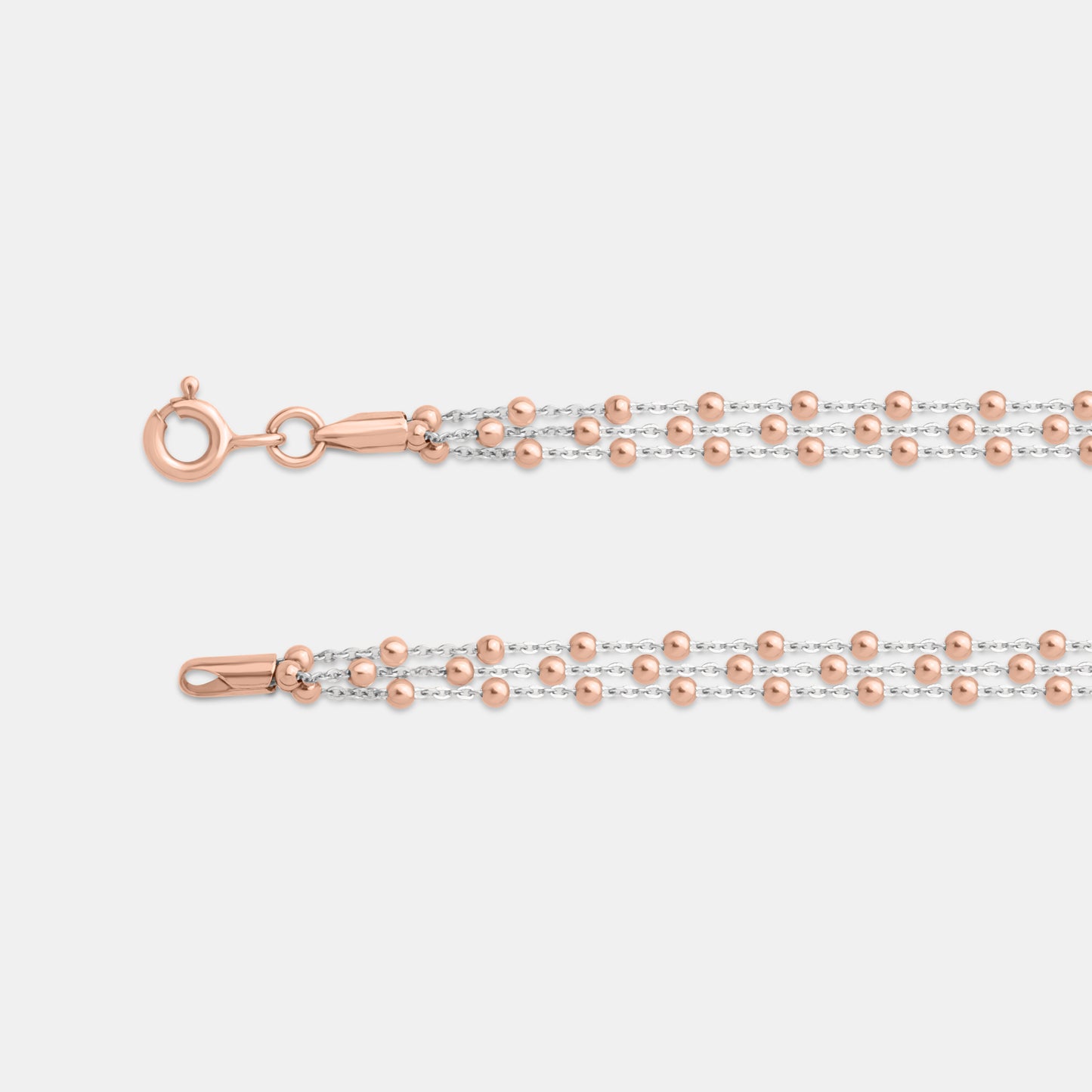 Rose Dewdrop Layered Chain