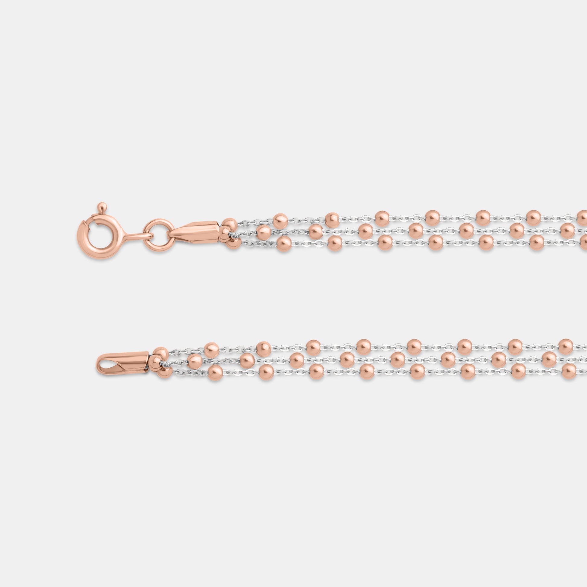 Rose Dewdrop Layered Chain