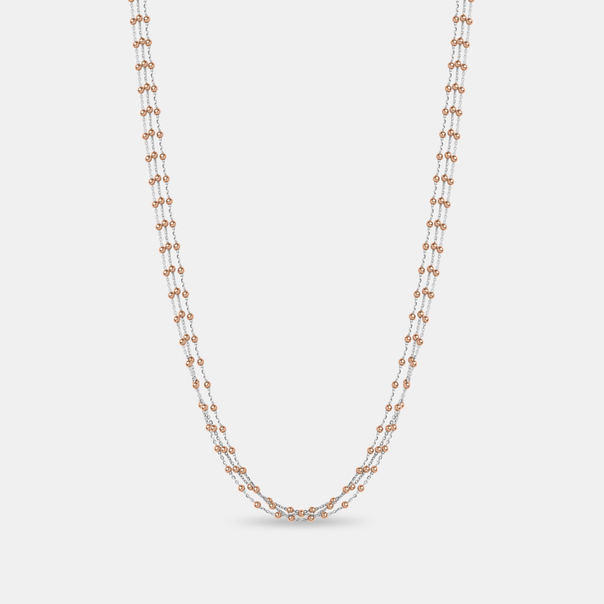 Rose Dewdrop Layered Chain
