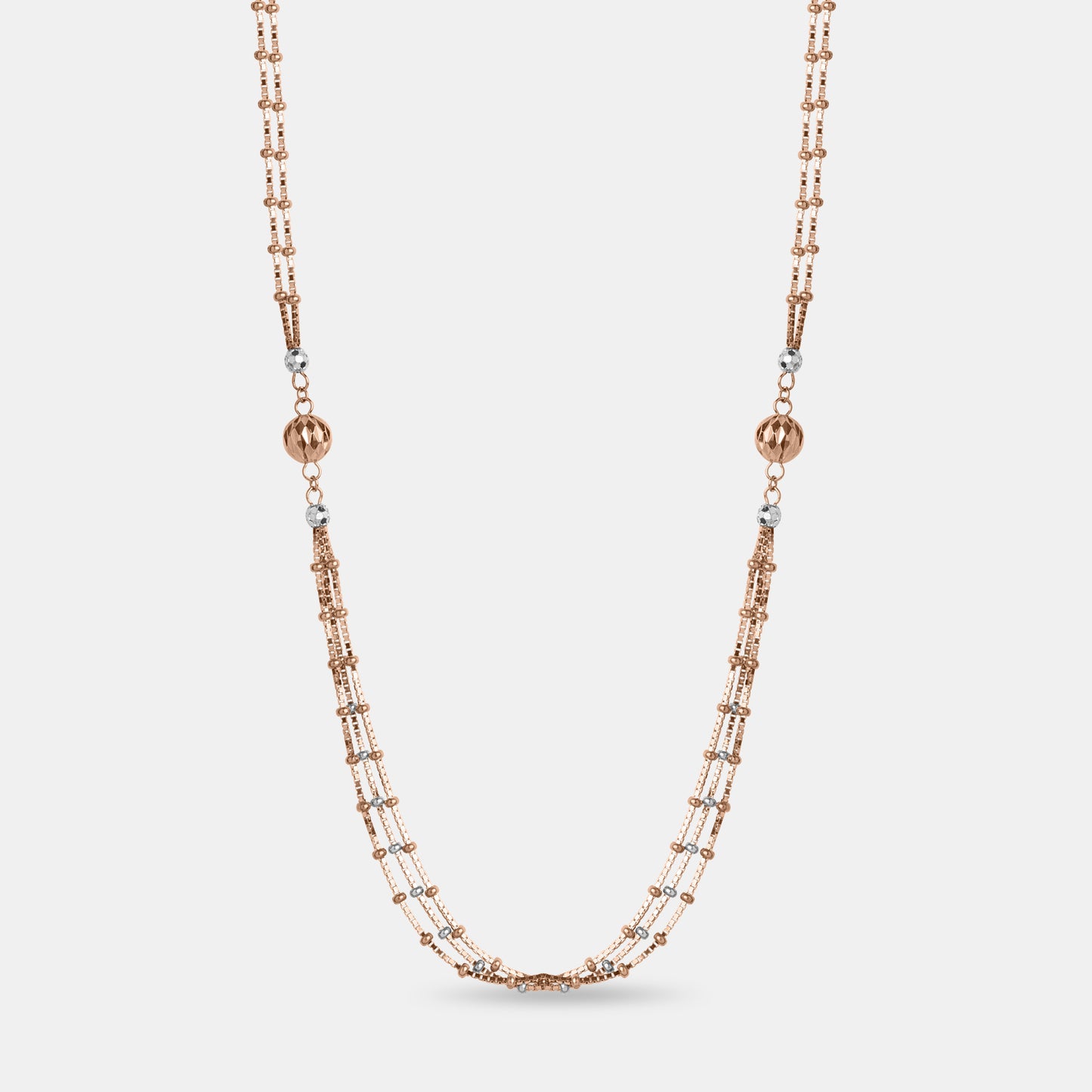 Rose Gold Orb Chain