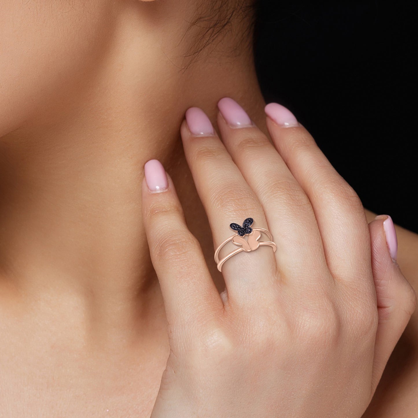 Shadow and Shine Flutter Ring
