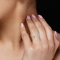 Split Shank Diamond Ring