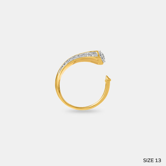 Split Shank Diamond Ring