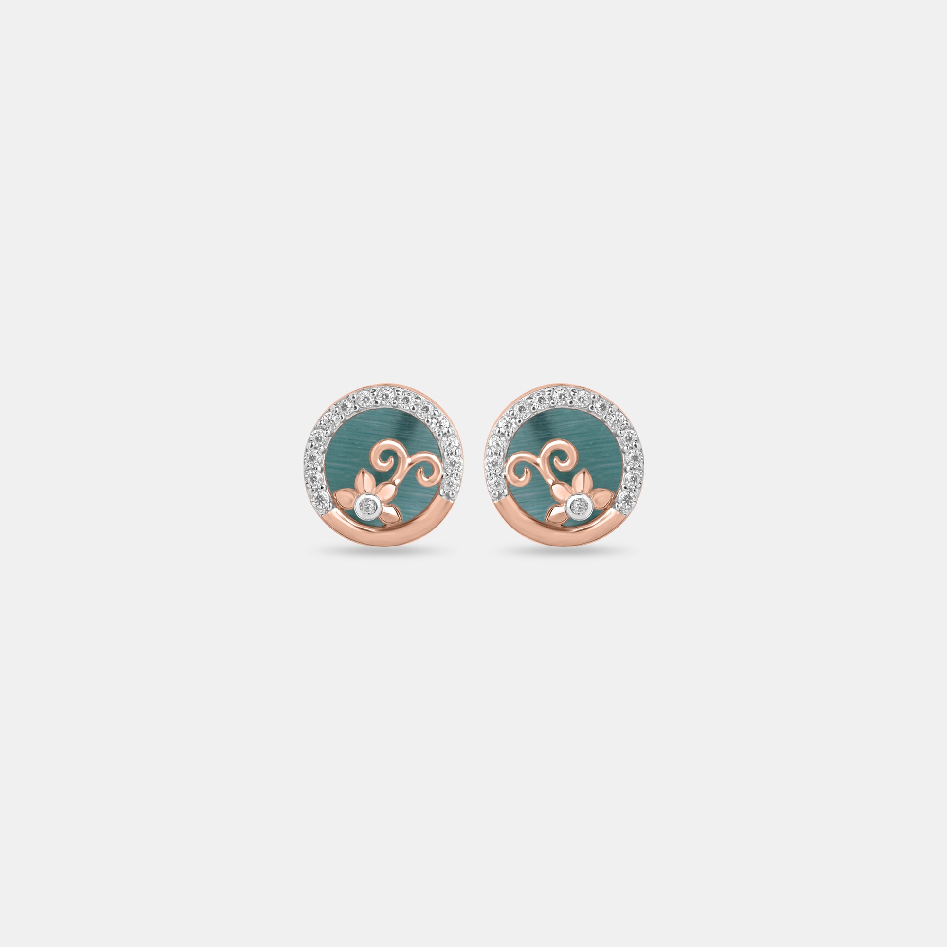 Teal Swirl Mangalsutra Set