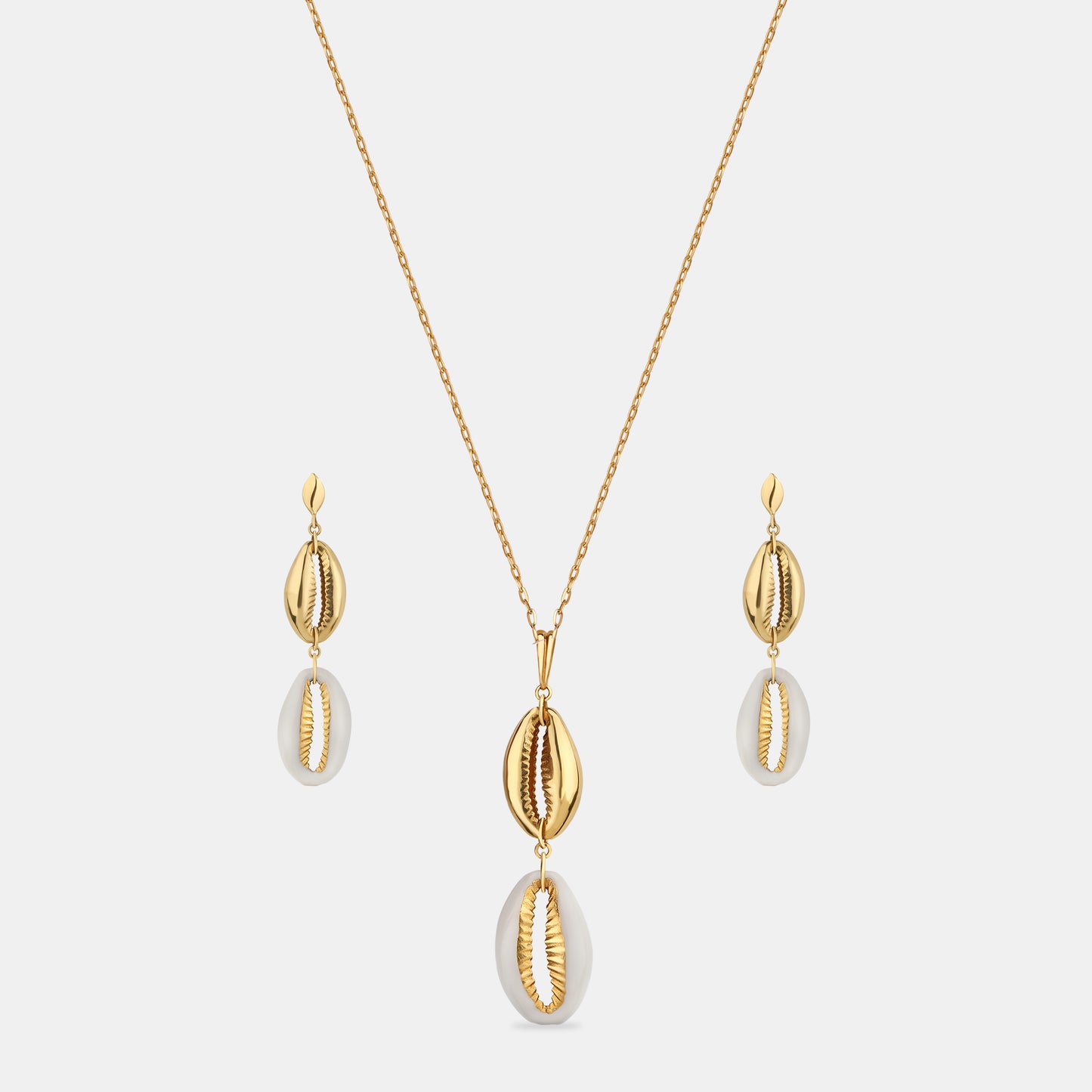 Textured Triangle Sparkle Set
