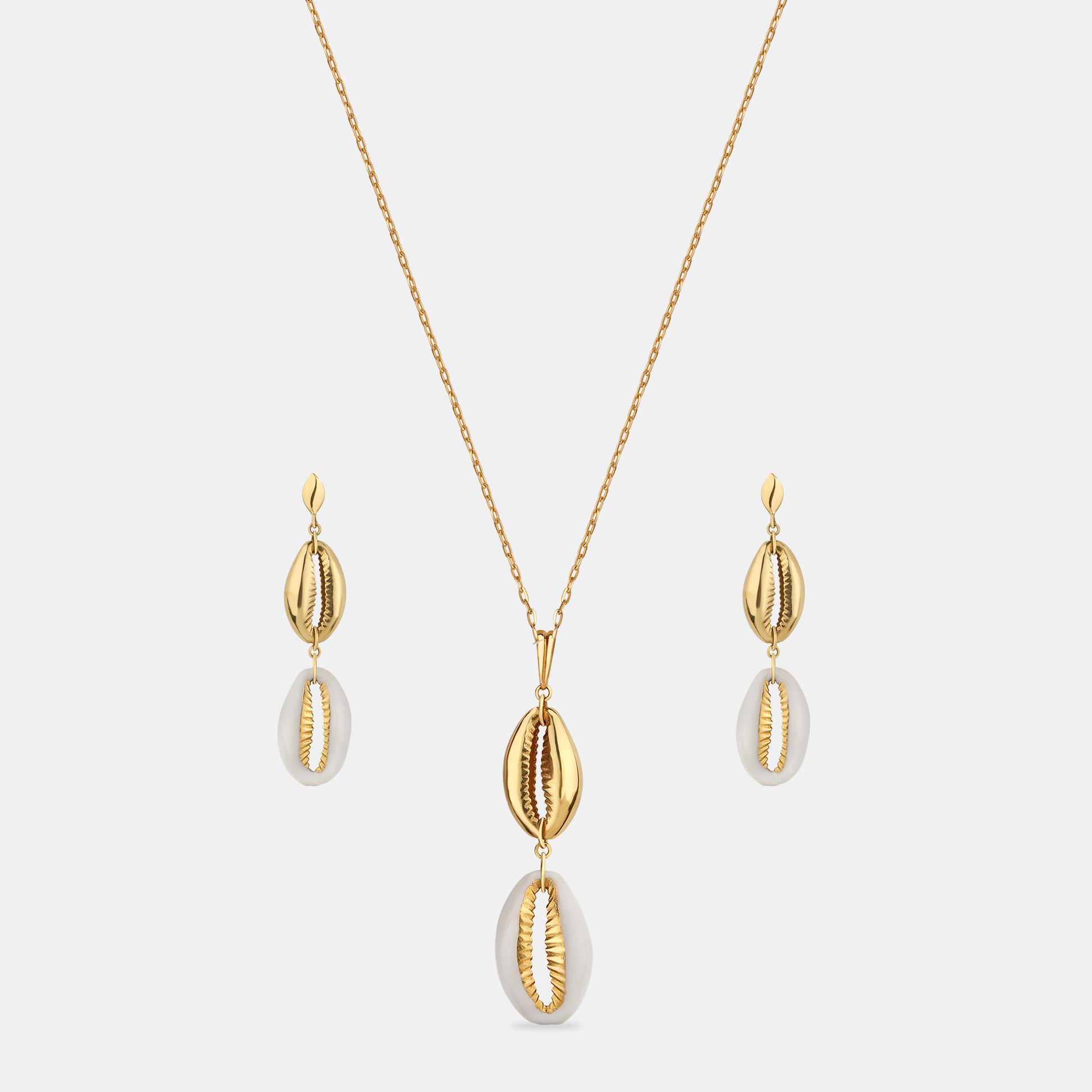 Textured Triangle Sparkle Set