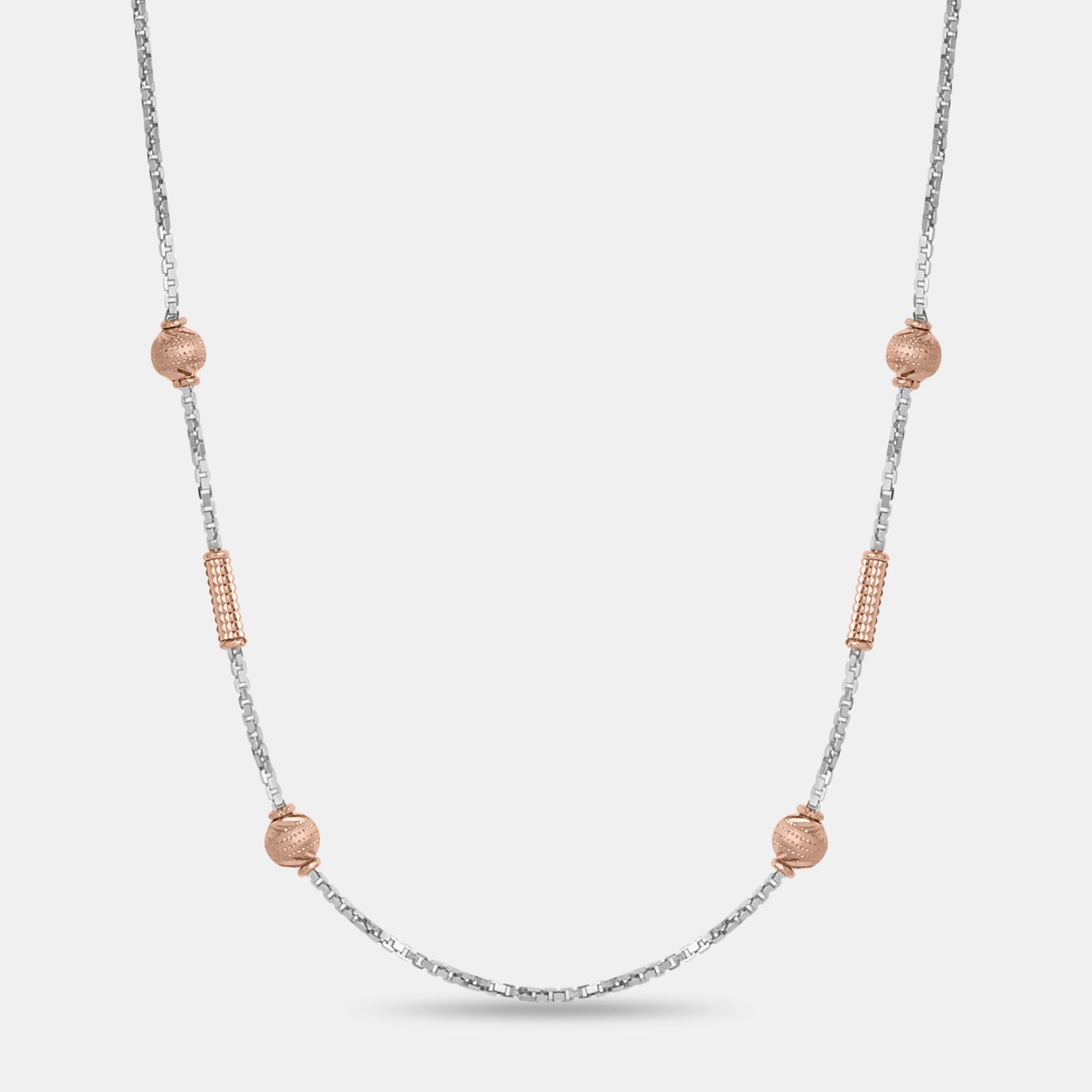 Two-tone Texture Gold Chain