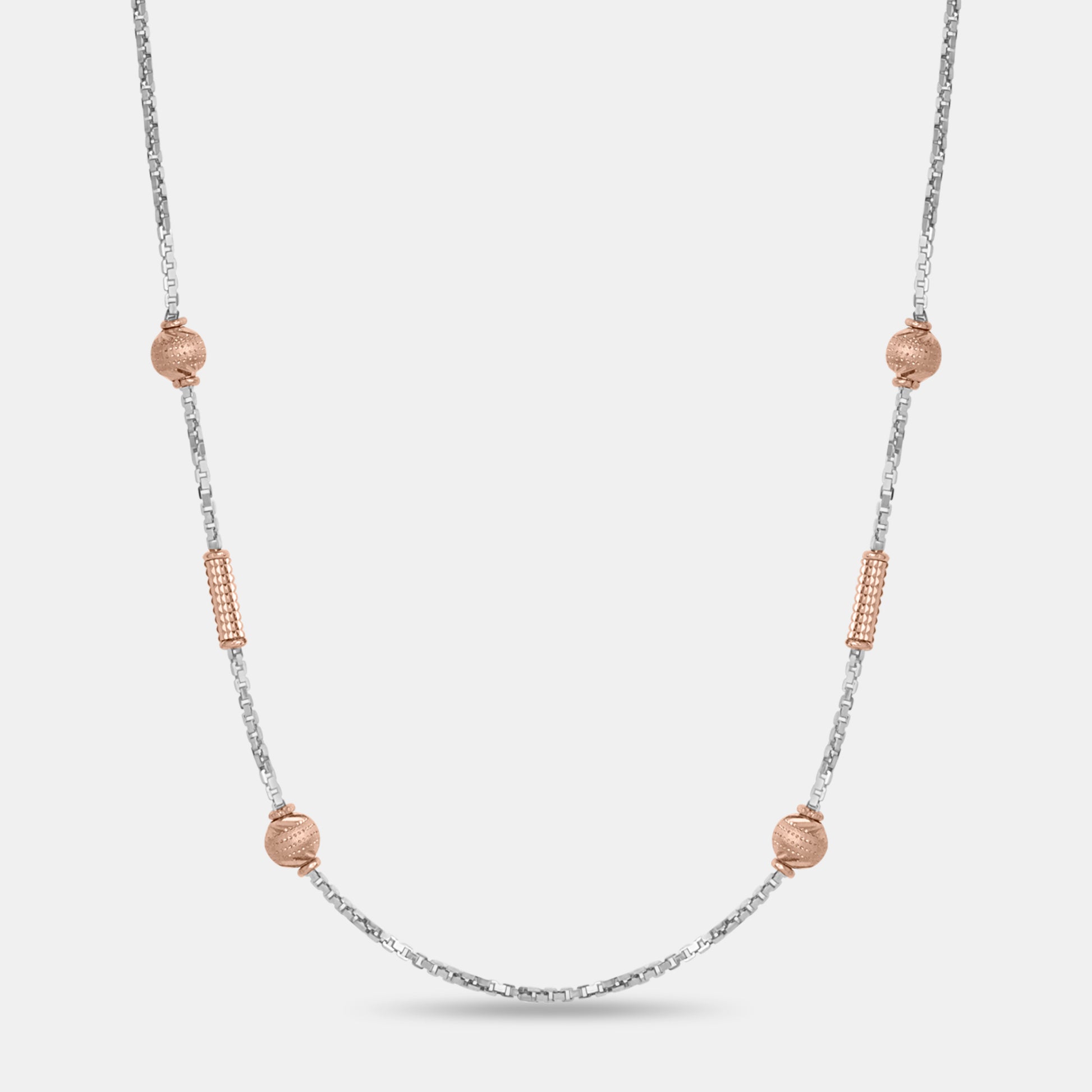 Two-tone Texture Gold Chain