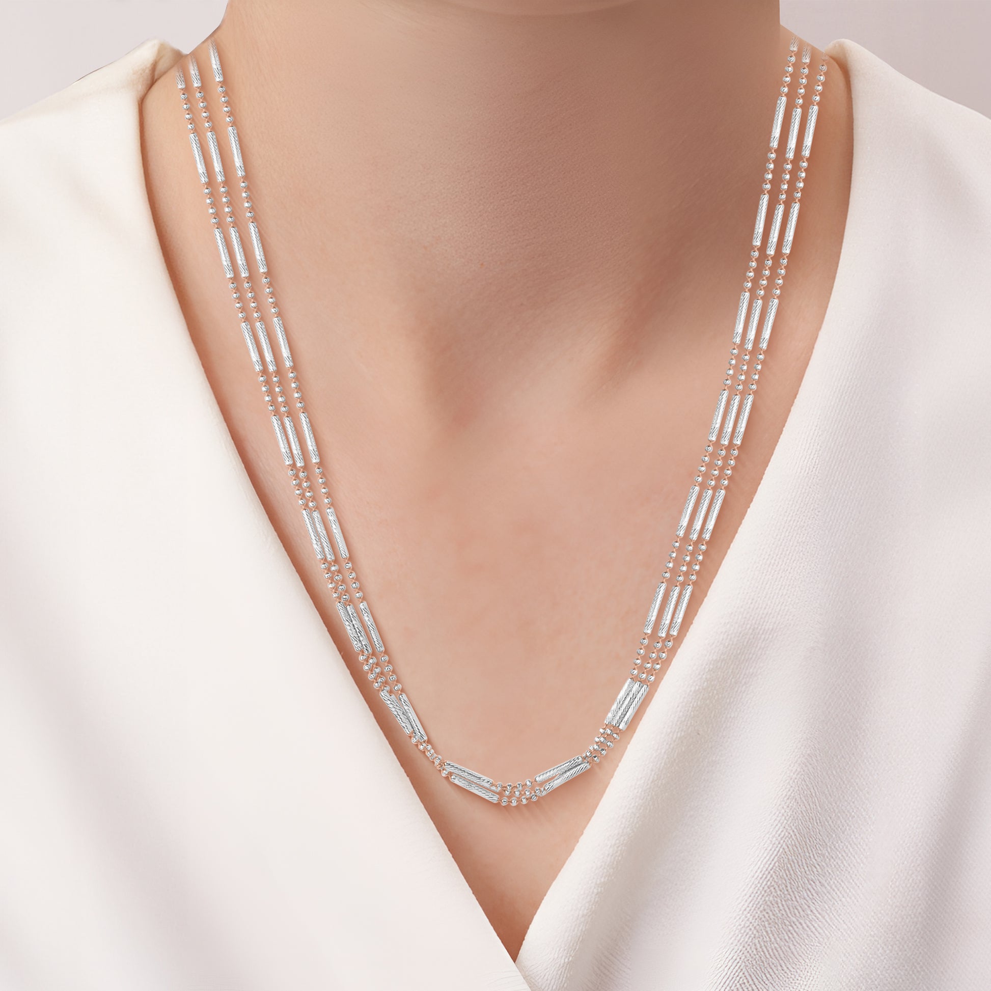 Two-tone Tube Chain