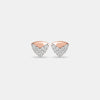 Vestra 18kt Rose Gold Diamond Studs
