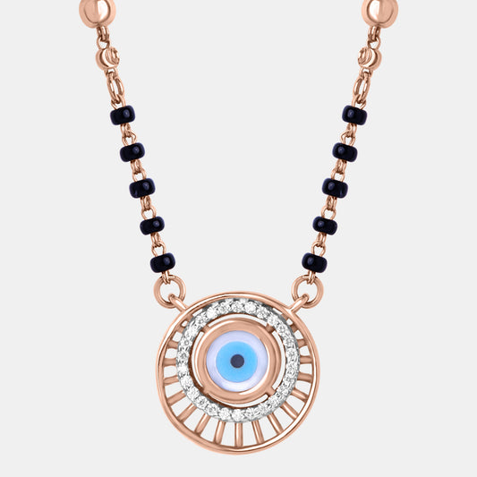 "aura Protect" Evil Eye Mangalsutra